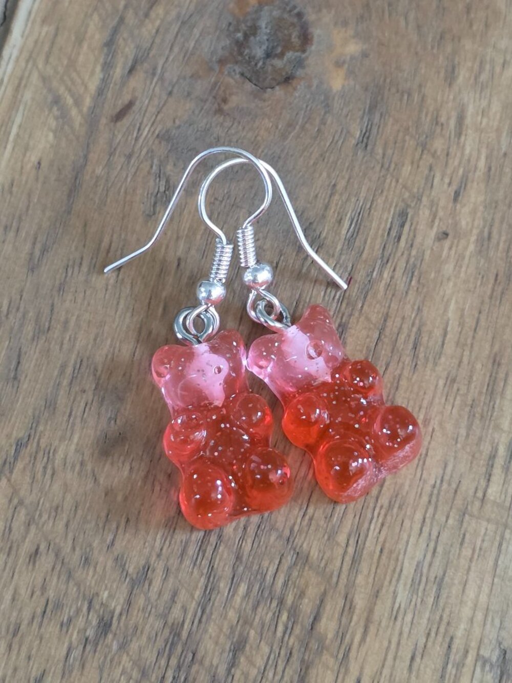 gummy bear earrings, new